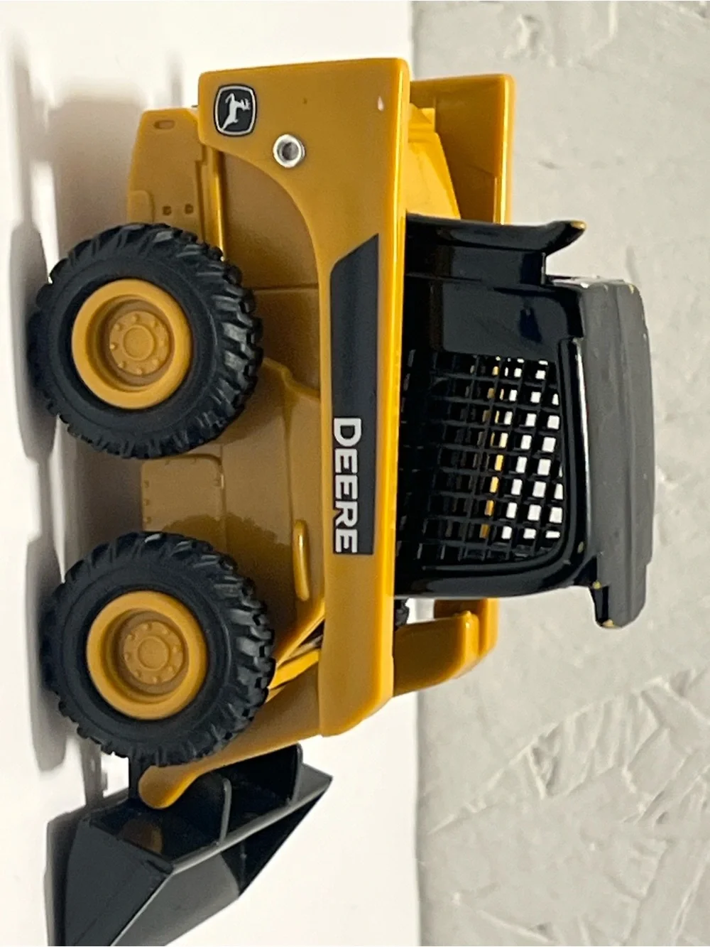 John Deere Yellow & Black Skid Steer Vehicle DieCast Toy